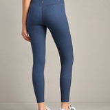 Revive 7/8 Legging - Navy Blue Pattern