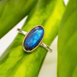 Sterling Silver Labradorite Ring