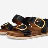 On The Double Sandal - Black