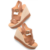 Rayleigh Wedge Sandal - Tan