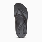 Maui Ortho Flips - Black or Pewter Gloss