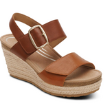 Ashley Wedge Sandal - Coffee Multi