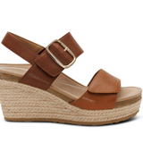 Ashley Wedge Sandal - Coffee Multi