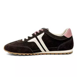 Sarah Suede Sneaker - Brown