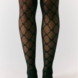 Ribbon Chain Tights