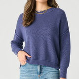 Drop Shoulder Mockneck Sweater