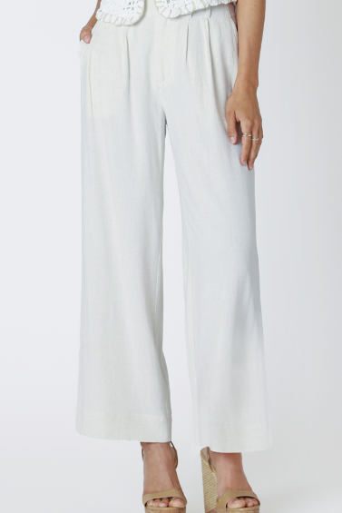 Wide Leg Linen Pants