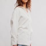 Sabine Tailored Shirt - Parchment