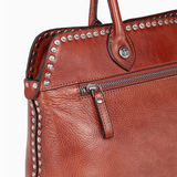 Soul Stud Satchel - Cognac