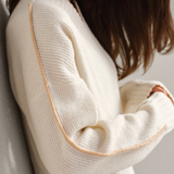 Westside V-Neck Sweater - Sand Stone