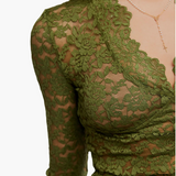 All Day Lace Long Sleeve Top