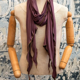 Plum Wisp Scarf
