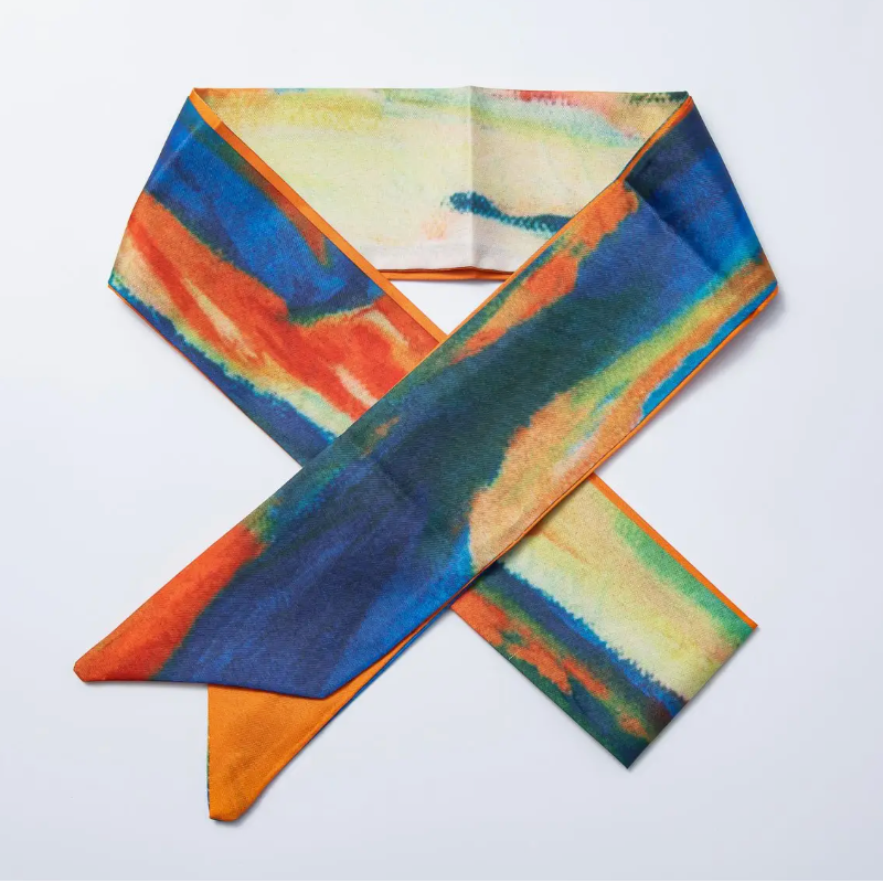 Satin Neck Scarf - Multiple Patterns