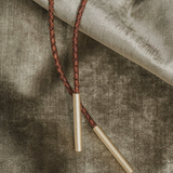 Tacoma Bolo Tie - Turquoise/Dark Brown