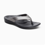 Maui Ortho Flips - Black or Pewter Gloss