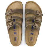 Florida Leather Sandal - Tobacco Brown