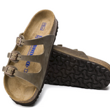 Florida Leather Sandal - Tobacco Brown
