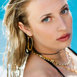 Bell Hoop Earrings - Gold