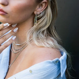 Bare Dangle Earrings - Gold