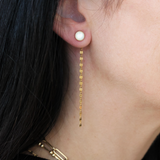 Allie Dangle Earrings - Ethiopian Opal