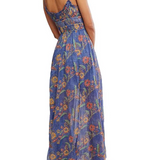 Ciella Printed Maxi Dress - New England Combo
