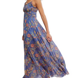 Ciella Printed Maxi Dress - New England Combo
