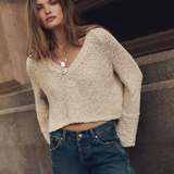 Heartland Pullover Sweater - Tofu