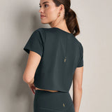 Serene Cropped Tee - Wild Forest