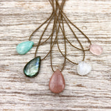 Semi-Precious Stone Pendant Necklaces