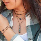 Classic Single Necklace - Peacock Pearl