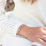 Pearl Oval Petite Bracelet - Blush