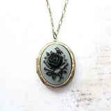 Rose Locket Necklace