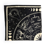Vintage Style Zodiac Signs Silk Scarf - 35" X 35"