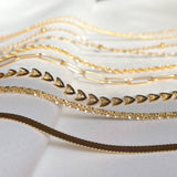 Dainty Gold Necklaces - 18k Gold PVD Plated Chains