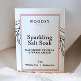 Sparkling Salt Soak - Cashmere Vanilla & Warm Amber