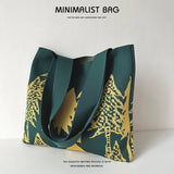 Forest Knitted Shoulder Bag