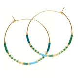 Japanese Seed Bead Hoops