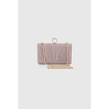 Pleated Sparkle Clutch