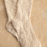 Knit Ankle Socks - Oatmeal Heather
