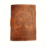 Tree Embossed Leather Journal diary