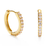 Crystal Hoop Earrings