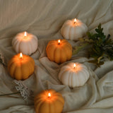 Pumpkin Shaped Candle