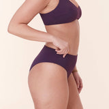 The 90s High Waist Bikini Bottom - Eco Nylon