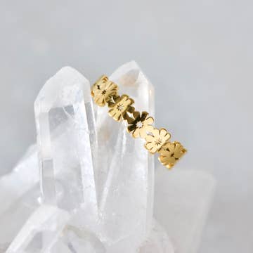 Brass Gold Plated Ring