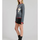 Holiday Dove Sweater - Grey