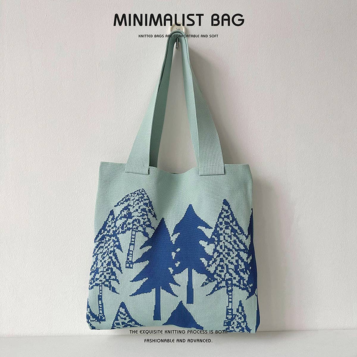 Forest Knitted Shoulder Bag