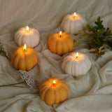 Pumpkin Shaped Candle