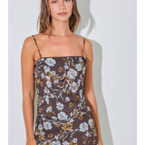 Floral Satin Cami