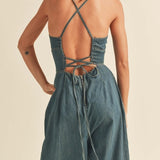 Washed Denim Jumpsuit