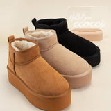 Benji Mini Ankle Platform Fur Lined Boot